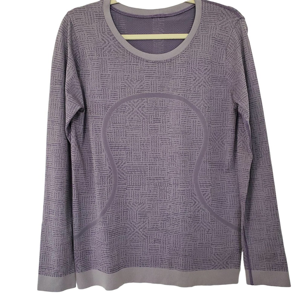 Lululemon Swiftly Tech Long Sleeve Top Purple Size 8 See Measurements Athleisure